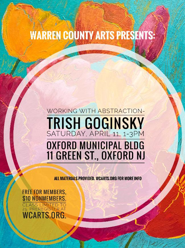 poster for April Abstract workshop